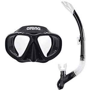 arena Premium Snorkeling Set Junior [P] (en Anglais) Unisex-Youth, Black, One Size - Publicité