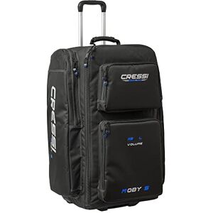 Cressi Sub S.p.A. Moby 5 Sac pour Palmes de plongée Mixte Adulte, Noir/Logo Bleu - Publicité