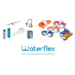 Water-flex Elastique de force pour aquabike et tapis - Résistance niv 2 - Vert