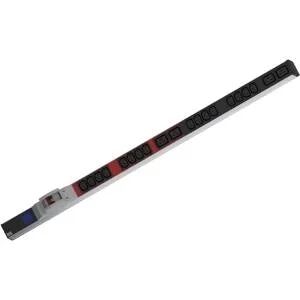 Bachmann BlueNet BN0500 unità di distribuzione dell'energia (PDU) 20 presa(e) AC Nero, Blu, Grigio, Rosso