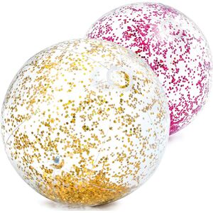 Pallone Glitter Gonfiabile Per Piscina/mare Cm 51 Intex 58070 (Colori Vari)