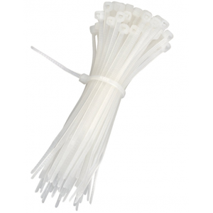 Clamp Fascetta in nylon bianca Fascetta mm.140x3,6