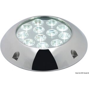 Osculati Luce subacquea per carena / specchio di poppa / plancetta con viti Faro subacqueo 6 LED bianchi, con vite