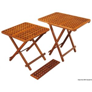 ARC Marine Tavolo pieghevole in Teak e inserto per allargarlo Prolunga per tavolo teak