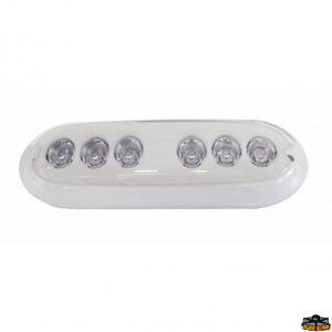 Aqua Line Luci subacquea ovale a 6 led Bianco