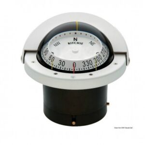 Ritchie navigation Bussola con lettura frontale e dall'alto Navigator 4'' 1/2 Bianco