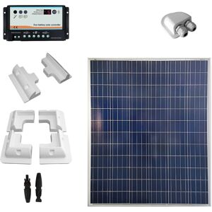 IoRisparmioEnergia Selection Kit fotovoltaico per camper con pannello 200Wp poli   CAMP200B