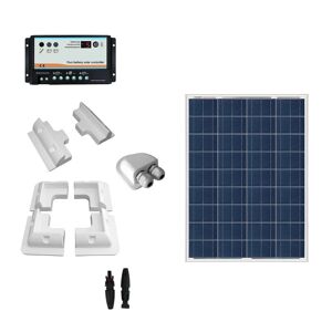 IoRisparmioEnergia Selection Kit fotovoltaico per camper con pannello 80Wp poli   CAMP80B