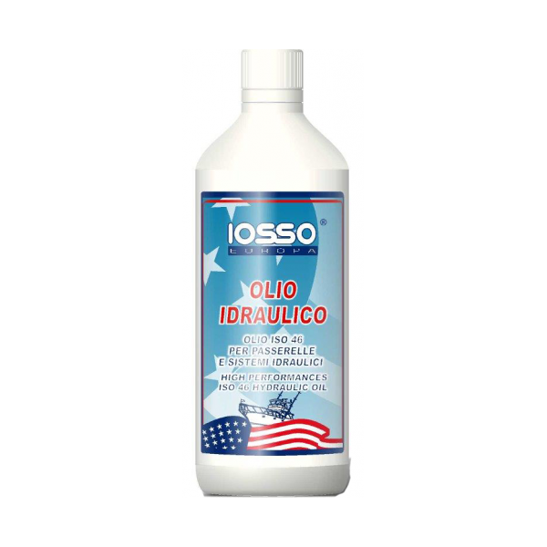 iosso olio idraulico lubrificante iso46 4 lt.