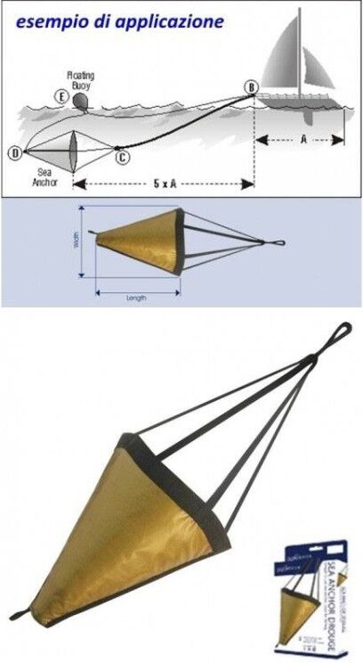 Osculati Ancora Galleggiante Sea-Drogue 600 Mm 32.756.01