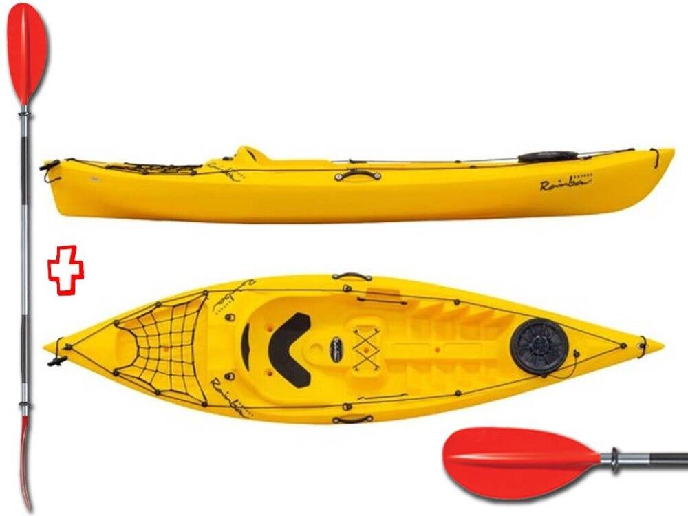 Canoa Rigida Easy Expedition + Pagaia Fissa Rainbow