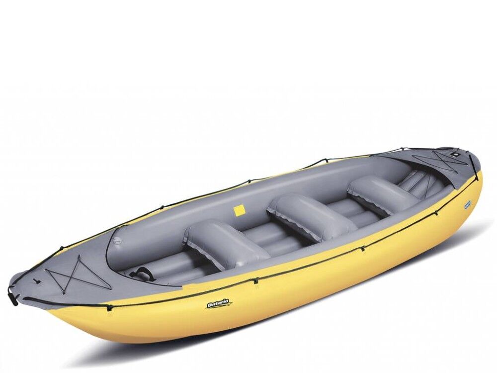 Gumotex Gommone Gonfiabile Rafting Ontario 450s Giallo 044002-Y (2a/11c)