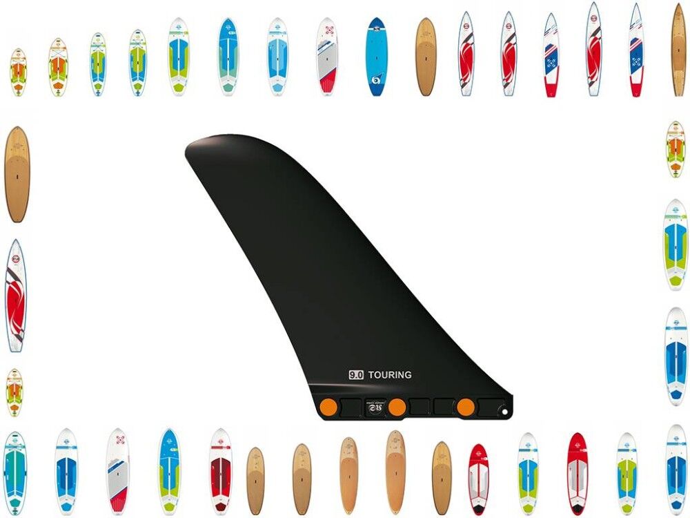 Tahe - Bic Sport Pinna Fin Touring 9 Fcs Ii Connect Art, 102318 Tahe / Bic Sport