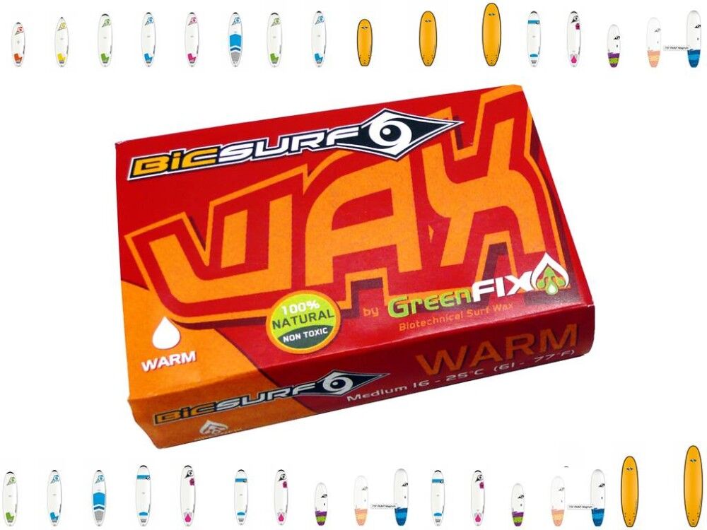 Tahe - Bic Sport Surf Wax Bio Warm (50 Pcs,) 100054 Tahe / Bic Sport