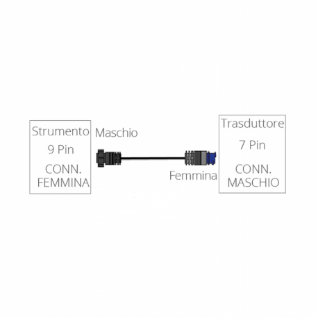 Lowrance Cavo adattatore per connettori da 9 a 7 pin