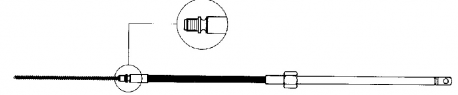 Ultraflex Monocavo M58 per T67 9' Ft. 2.75 m.