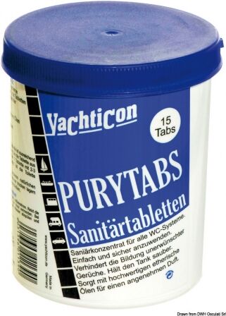 Yachticon Pastiglie sanitarie per WC Pury Tabs Pastiglie sanitarie per WC Pury Tabs