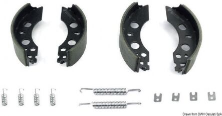 Osculati Kit freni BPW per carrelli BPW S2504-7 RASK