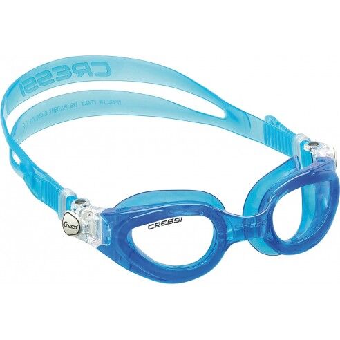 Cressi Occhialini Rocks Swim per bambini Blu Trasparente