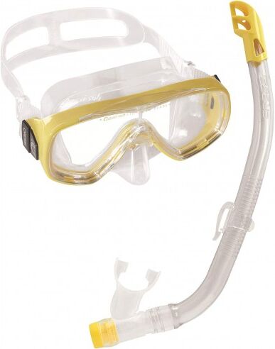 Cressi Maschera e boccaglio Ondina + Top per bambini Giallo