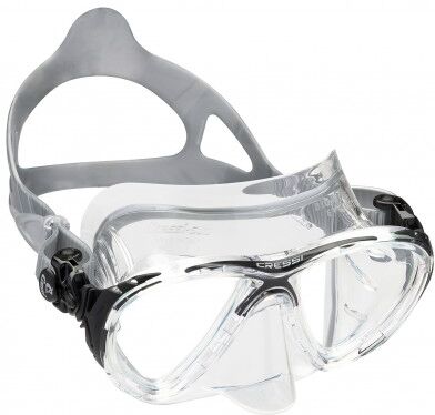 Cressi Maschera subacquea Big Eyes Evolution Crystal bivetro Nero