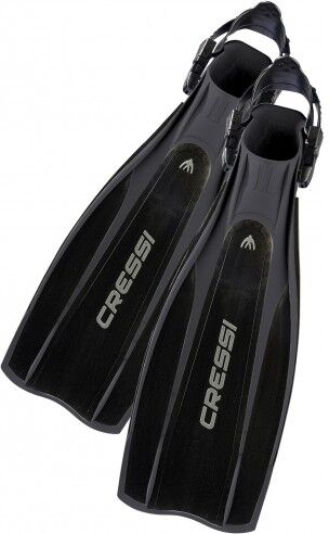 Cressi Pinne regolabili Pro Light Fins nere 38-41