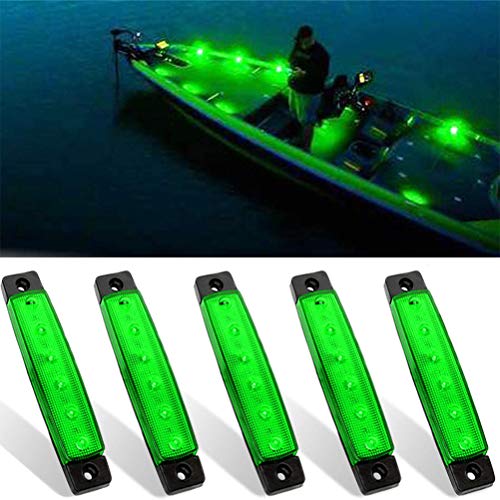 RetroFun Boot Navigatie Licht,5 STKS 12 V Waterdichte LED Navigatie Lamp Onderwater Marine Licht voor Marine Boot Yach