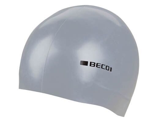 Beco badmuts siliconen unisex zilver one size - Zilver