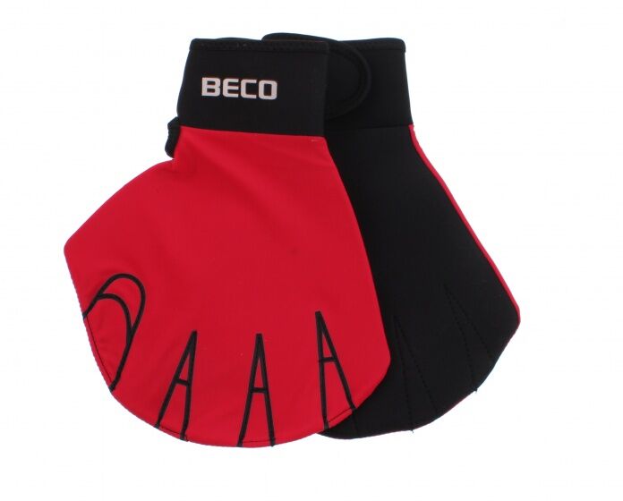 Beco gesloten aquahandschoenen neopreen rood 2 delig - Rood