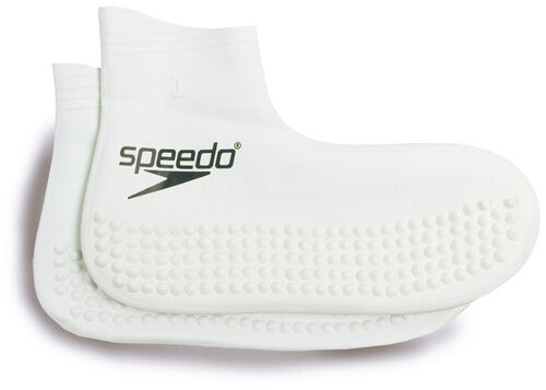 Speedo zwembad sokken anti slip junior latex wit - Wit