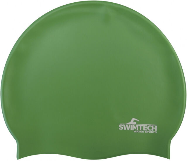 SwimTech badmuts siliconen one size groen - Groen