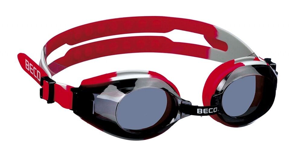 Beco zwembril Arica polycarbonaat junior rood/grijs - Rood,Grijs