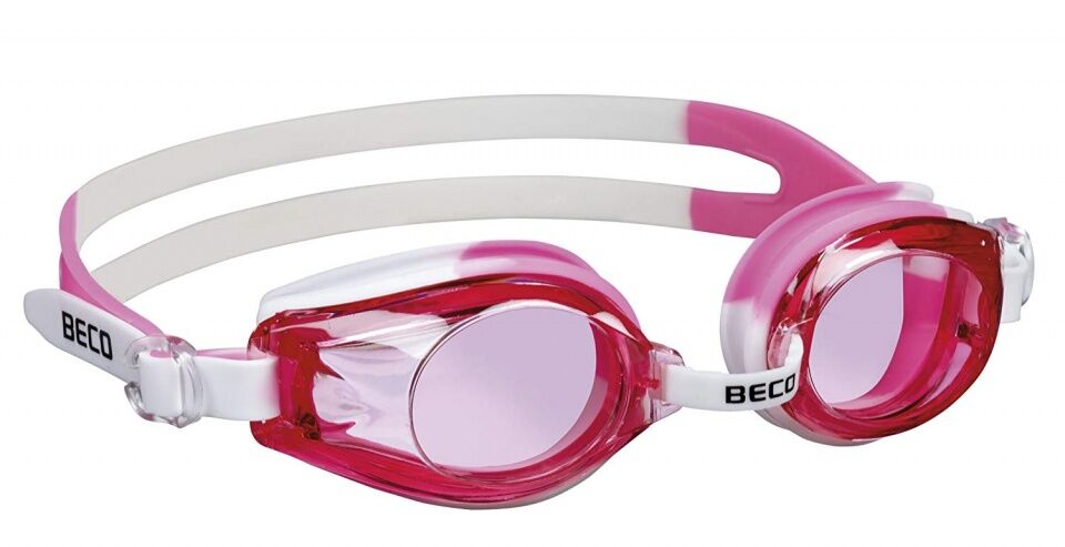 Beco zwembril Rimini polycarbonaat meisjes roze/wit - Roze