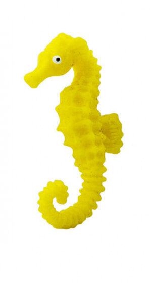 Safari speelset Lucky Minis zeepaarden 2,5 cm geel 192 delig - Geel