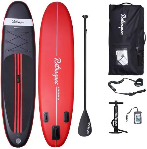 Retrospec Oppblåsbar SUP Retrospec Weekender 10' (Svart)