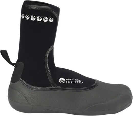 Solite Custom 2021 5mm Round Toe Våtdraktbotines Neoprene Sko (Svart/Grå)