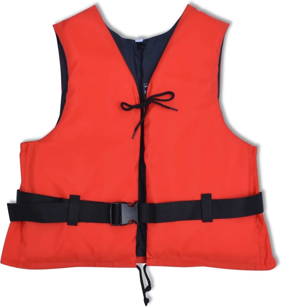 vidaXL Redningsvest 50 N 70-90 kg Rød