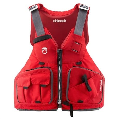 NRS Chinook Fishing vest Red  XL/XXL