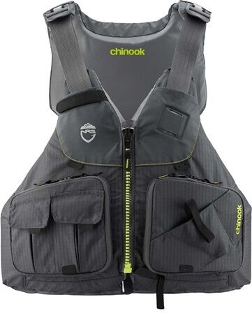 NRS Chinook Fishing vest Charcoal  XS/M