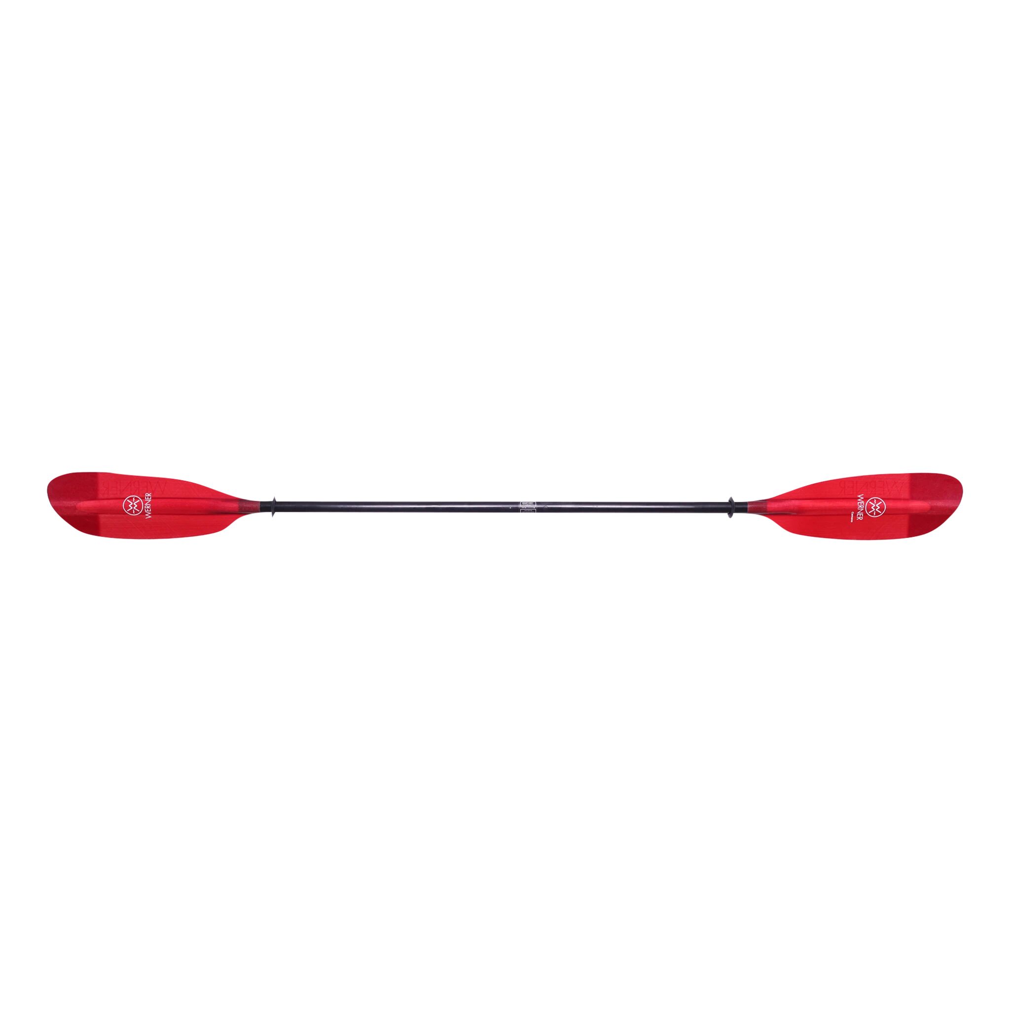 WERNER PADDLES Camano 2pc Std 220 - 240cm Leverlock 20, padleåre 220-240cm RED