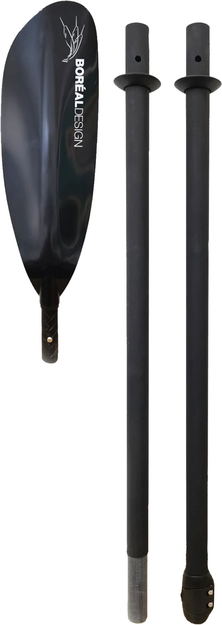 Boreal Design Tour 4 piced FiberGlas paddle 230 cm, padleåre 230cm BLACK