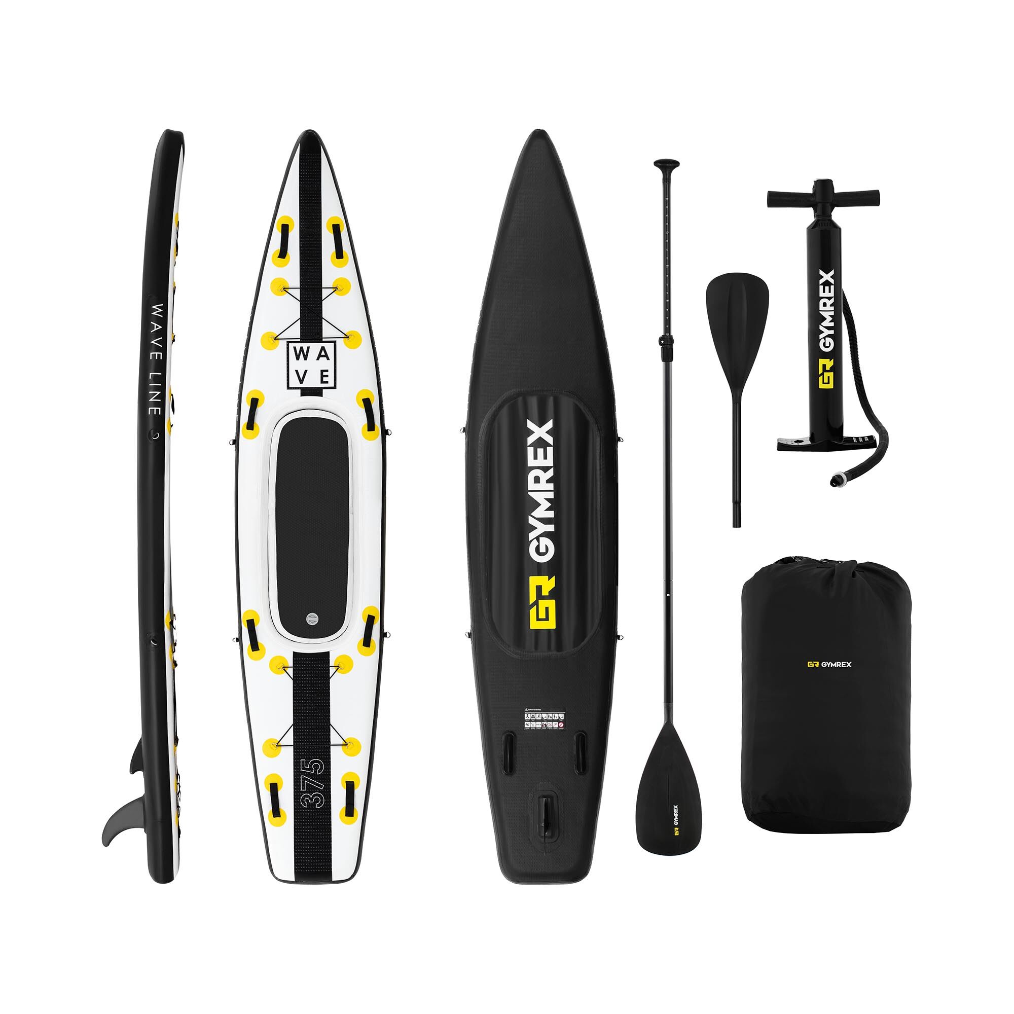 Gymrex Prancha SUP - insuflável - Wave Line - 120 kg GR-SPB375