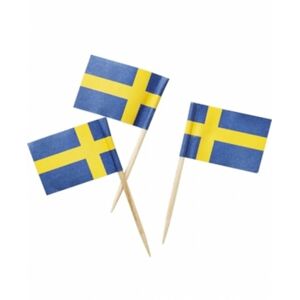 Cocktailflaggor Sverige50 st