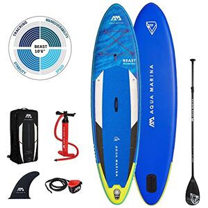 Aqua Marina Beast, Inflatable Stand Up Paddle Board (iSUP) Package, 320 cm Length, Blue