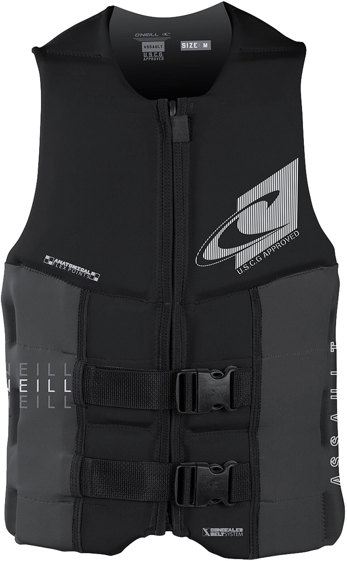 Photos - Life Jacket ONeill O'Neill s Assault  - Black - 3XL 4498b823xl 