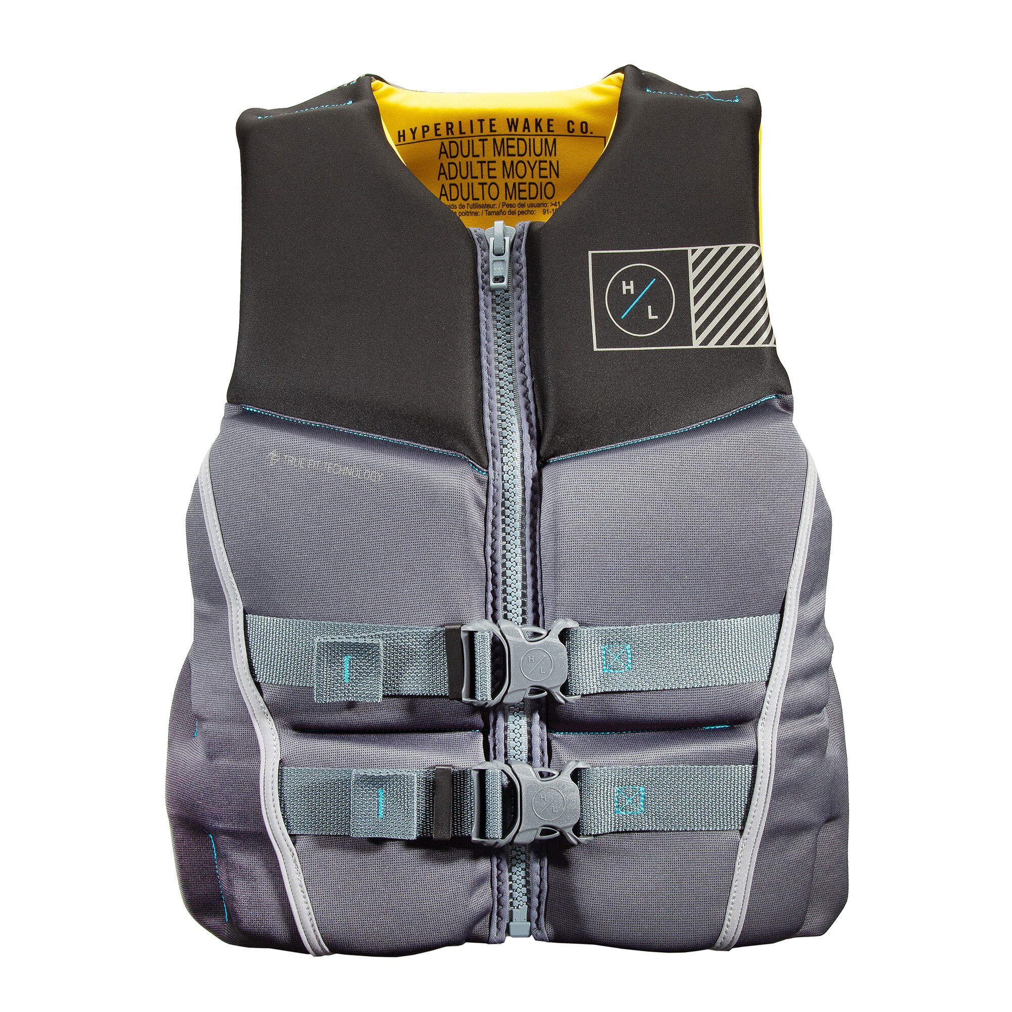 Photos - Life Jacket Hyperlite Men's Prime  - Black/Yellow - M 20600234 