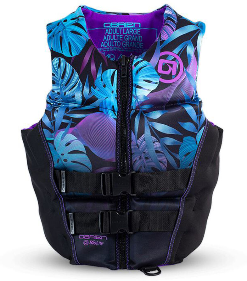 Photos - Life Jacket Obrien O'Brien Women's Flex V-Back BioLite  - Purple - S 2201804 