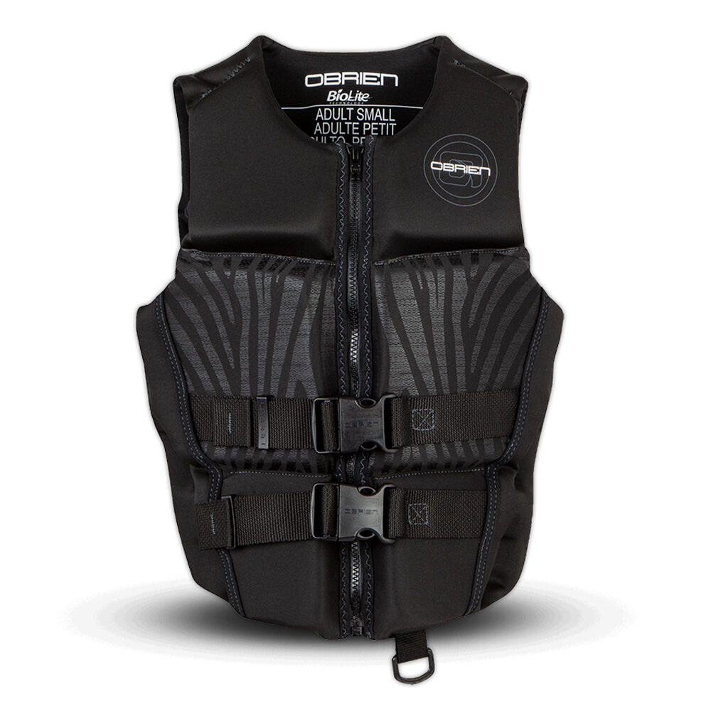 Photos - Life Jacket Obrien O'Brien Women's Flex V-Back  in Black 2221803 