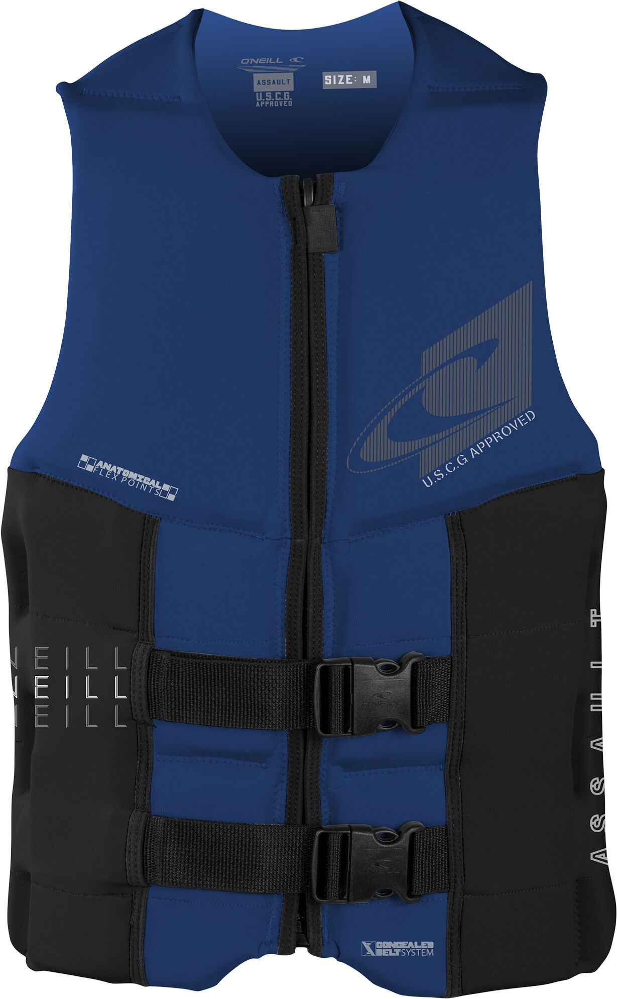 Photos - Life Jacket ONeill O'Neill s Assault , blue - Blue - 2XL 4498b562xl 