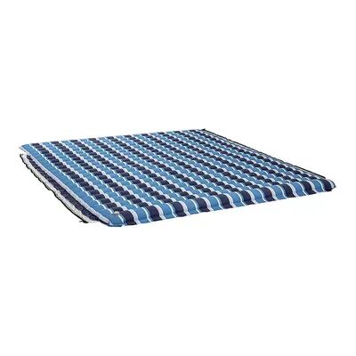 Aqua Leisure Supersized and Expandable Inflatable Island Floating Mat, Blue, Brt Blue